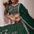 Faux Georgette Semi Stitched Lehenga Choli with Embroidered & Sequence Work