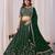 Faux Georgette Semi Stitched Lehenga Choli with Embroidered & Sequence Work