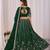 Faux Georgette Semi Stitched Lehenga Choli with Embroidered & Sequence Work