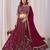 Faux Georgette Lehenga Choli with Embroidered & Sequin Work