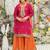 Women Ethnic Motifs Embroidered Thread Work Kurta with Sharara & With Dupatta