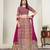 Faux Georgette Lehenga Choli with Embroidered & Sequin Work