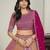 Faux Georgette Lehenga Choli with Embroidered & Sequin Work