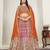 Faux Georgette Lehenga Choli with Embroidered & Sequin Work