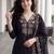 Women Floral Embroidered Thread Work Kurta with Trousers & With Dupatta