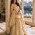 Rakhi special mirror work cream kurta palazzo set with dupatta