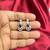emerald green bridal necklace set  cz diamond indian wedding jewellery, maang tikka