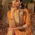 Ethnic Motifs Embroidered Round Neck Zari Straight Kurta & Palazzos With Dupatta