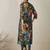 Women Printed Cotton Kurta With Trousers