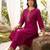 Women Ethnic Motifs Thread Work Kurta with Trousers
