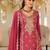 Women Ethnic Motifs Embroidered Panelled Mirror Work Kurta with Palazzos & With Dupatta