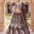 Embroidered Net Wine Lehenga Choli with  Dupatta