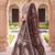 Embroidered Net Wine Lehenga Choli with  Dupatta