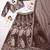 Embroidered Net Wine Lehenga Choli with  Dupatta