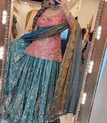 Pink Color  Sequence Embroidery Work Silk BlendSalwar Suit