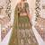 Olive Green Thread Work and Sequin Lehengas Choli 