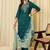 Women Ethnic Motifs Embroidered Thread Work Kurta with Trousers & With Dupatta