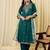 Women Ethnic Motifs Embroidered Thread Work Kurta with Trousers & With Dupatta
