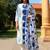 Women Geometric Printed Cotton Kurta with Trousers & Dupatta