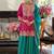 Women Ethnic Motifs Embroidered Kurta with Sharara & With Dupatta