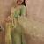 Floral Embroidered Straight Thread Work Kurta With Trousers & Dupatta