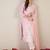Floral Printed V Neck Straight Kurta With Trouser & Dupatta