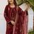 Women Ethnic Motifs Printed Thread Work Kurta with Trousers & With Dupatta