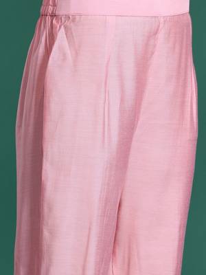 Floral Embroidered Sequinned Kurta with Trousers & Dupatta 3