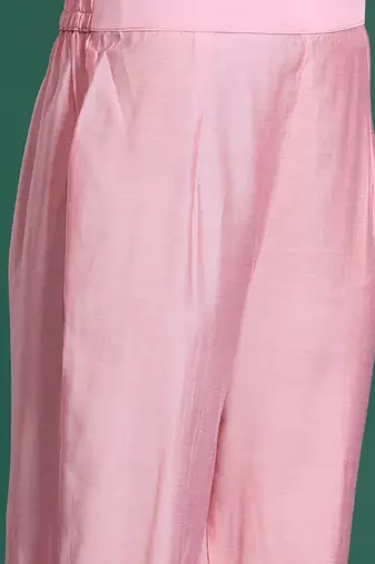Floral Embroidered Sequinned Kurta with Trousers & Dupatta