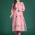 Floral Embroidered Sequinned Kurta with Trousers & Dupatta