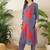 Women Printed Cotton Kurta with Trousers