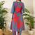 Women Printed Cotton Kurta with Trousers