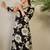 Floral Printed Cotton Kurta with Trousers