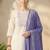 Women Ethnic Motifs Embroidered Thread Work Cotton Kurta with Trousers & With Dupatta
