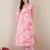 Women Floral Printed Cotton Kurta with Trousers