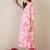 Women Floral Printed Cotton Kurta with Trousers