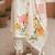 Floral Embroidered Thread Work Straight Kurta With Trousers & Dupatta