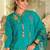 Women Floral Embroidered Thread Work Kurta with Trousers & With Dupatta
