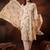Women Floral Printed Thread Work Cotton Kurta with Trousers & With Dupatta