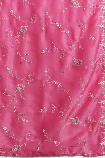 Ethnic Motifs Embroidered Kurta with Trousers & Dupatta