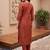 Women Ethnic Motifs Embroidered Thread Work Kurta With Trousers & Dupatta