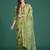 Floral Embroidered Thread Work Kurta with Trousers & With Dupatta