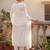 Women Ethnic Motifs Embroidered Chikankari Cotton Kurta with Trousers & With Dupatta