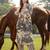 Tribal Printed V-Neck Linen Straight Kurta With Trouser