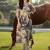 Tribal Printed V-Neck Linen Straight Kurta With Trouser