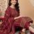 Women Ethnic Motifs Printed Cotton Kurta with Trousers & With Dupatta