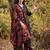 Women Ethnic Motifs Cotton Kurta with Trousers & With Dupatta