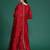 Ethnic Motifs Zari Embroidered Kurta With Trousers & Dupatta