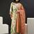 Women Floral Printed Empire Cotton Kurta with Trousers & With Dupatta