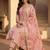 Women Ethnic Motifs Thread Work Kurta with Trousers & With Dupatta